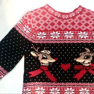 Rudolph Long Sleeve Christmas Sweater 5/6